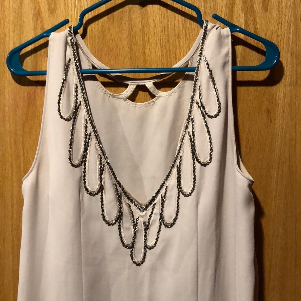 H&M beaded backless dress